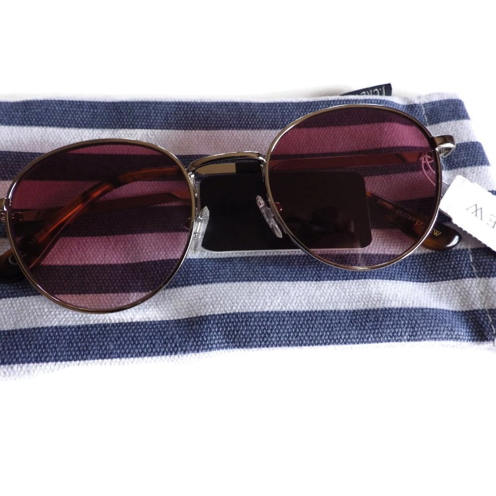 J Crew Sunglasses/  Round Wire-Frame Sunglasses/